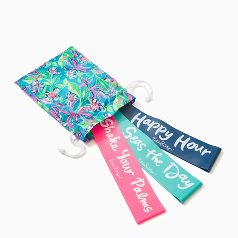 Lilly Pulitzer Set of 3 Resistance Bands